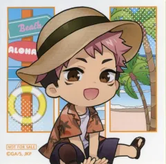 【中古】シール・ステッカー 虎杖悠仁(麦わら帽子) ステッカー 「まるくじ 呪術廻戦 Aloha vibes」 購入特典