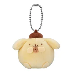【中古】ぬいぐるみマスコット・ぬいぐるみバッジ ポムポムプリン 「サンリオキャラクターズ たべすぎまして・・・ぬいぐるみ」