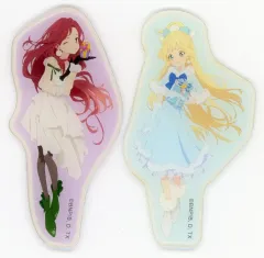【中古】シール・ステッカー 白鳥ひめ＆香澄夜空 「アイカツプラネット! 5周年記念イベント HAPPY∞5th FANtime! アイカツ!シリーズ アクリルピースステッカー」