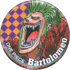 【中古】バッジ・ピンズ バルトロメオ オリジナル缶バッジ 「ワンピース」 集英社ナツコミ2015 対象商品購入特典