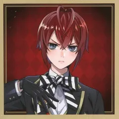 【中古】キャラカード リドル・ローズハート(睨み/ノーマル) 「ディズニー ツイステッドワンダーランド ましコレ スクエアフォトコレクション スタンプアート 制服」