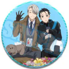 【中古】バッジ・ピンズ(キャラクター) 勝生勇利＆ヴィクトル・ニキフォロフ(キスアンドクライ) 「ユーリ!!! on ICE トレーディング缶バッジ vol.5」