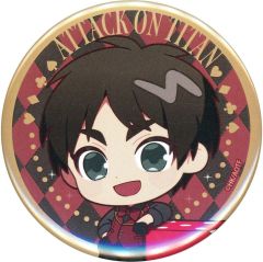 【中古】バッジ・ピンズ エレン・イェーガー 「進撃の巨人 アニメガ×ソフマップ先行販売フェア トレーディングデフォルメ缶バッジ カジノディーラー」