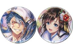 [중고] 배지 핀즈 지크 릴레이 56mm 캔 배지 2개 세트 [MAGIC 복권 퀴즈 RPG 마법사와 검은 고양이 위즈 12th ANNIVERSARY 복권] D-5상