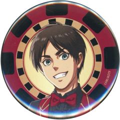 【中古】バッジ・ピンズ エレン・イェーガー 「進撃の巨人 アニメガ×ソフマップ先行販売フェア トレーディング缶バッジ カジノディーラー」
