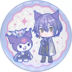 【中古】バッジ・ピンズ 小柳ロウ×クロミ(ミニキャラ) 「バーチャルYouTuber にじさんじ Dytica×サンリオキャラクターズ ランダムキラキラ缶バッジ」