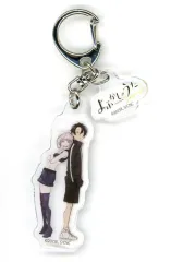 【中古】キーホルダー 七草ナズナ＆夜守コウ 「よふかしのうた Season2 POP UP CORNER in TOWER RECORDS パーツ付きアクリルキーホルダー」