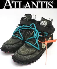 【広尾店】ナイキ NIKE×Off White エアフォース1 MID SP スニーカー メンズ 黒 size10.5(28.5cm) DO6290-001 【18946】