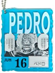 [중고] 열쇠 고리 JUN16. 페드로 아크릴 블록 매력 [이치 반 쿠지 원피스 ONE PIECE BASE SHOP 복권 366DAYS OF BIRTHDAYS (4 ~ 6 월)] 아크릴 블록 매력 상