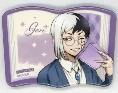 【中古】バッジ・ピンズ あさぎりゲン BOOK型缶バッジ 「くじ引き堂 Dr.STONE オンラインくじ 読書の秋編」 おまけキャンペーン景品