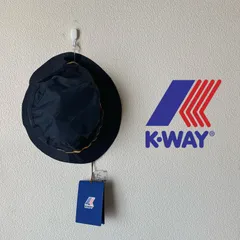 処分特価50％OFF【K-WAY】パッカブル防水ハット /NVY /59