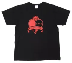 【中古】衣類 ハーツラビュル寮 Tシャツ ブラック Mサイズ 「ディズニー ツイステッドワンダーランド」