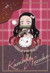 【中古】ポストカード 竈門禰豆子 バレンタインポストカード 「鬼滅の刃 上弦集結、そして刀鍛冶の里へ×ufotable cafe×マチ★アソビカフェ バレンタインイベント2023」 バレンタインドリンク注文特典