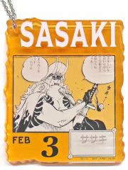 [중고] 열쇠 고리 FEB3. 사사키 아크릴 블록 매력 [이치 반 쿠지 원피스 ONE PIECE BASE SHOP 복권 366DAYS OF BIRTHDAYS (1 ~ 3 월)] 아크릴 블록 매력 상