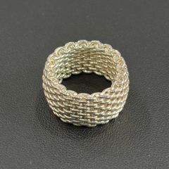 ティファニーサマセットリング 18号～19号新品仕上げ ほぼ無傷未使用に
