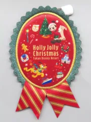 【中古】バッグ ミッキーマウス＆プルート ワッペンアクセサリー 「ディズニー・クリスマス2025」 東京ディズニーリゾート限定