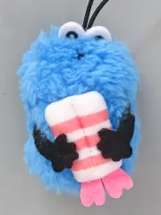 【中古】ぬいぐるみマスコット・ぬいぐるみバッジ パペットスンスン(えび) 指人形マスコット 「スシロー×パペットスンスン第2弾」 対象ドリンク注文特典