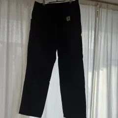 カーハート シングルニー パンツ Black 32