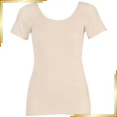 【新品】 [ウイング/ワコール] インナー 綿100％ 抗菌防臭(身生地) フラット仕上げ(裾・袖口) 【綿100％ ひびきにくいタイプ】 3分袖 半袖 春 夏 EL1375 BE M 1