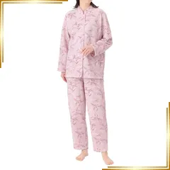【新品】 WARM PLUS 背中保温 長袖長パンツ ソフトキルト/発熱ソフトキルト ﾋﾟﾝｸ_TG4045 L 1のサムネイル