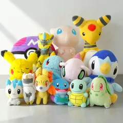 ポケモン ぬいぐるみ 14点 初期ゼニガメ2004 アルセウス＋マスターボールリュック未使用