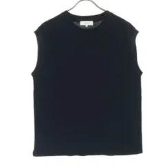 美品 B:MING by BEAMS ビーミングバイビームス ノースリーブ コットン ニットベスト S ネイビー メンズ 古着