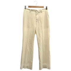 FRAMeWORK (フレームワーク) トロセミフレアパンツ 22030220314020 ホワイト 36