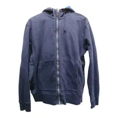 NAUTICA ノーティカ パーカー フルジップ ネイビー L 刺繍ロゴ シンプル 無地 メンズ レディース ユニセックス 古着 スウェット ジップアップ フーディ ビッグシルエット ゆるだぼ カジュアル ストリート 人気 定番 アメカジ 秋冬 春服 羽織り