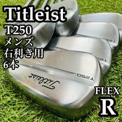 現行】初心者推奨 タイトリスト T250 メンズアイアンセット 6本 R 