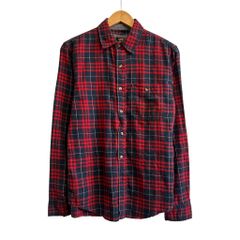 Supreme フランネルシャツ チェック レッド XL - メルカリ