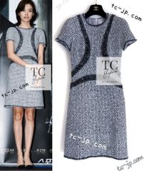 シャネル トップス CHANEL 可愛すぎ！ ホワイト レッド ドット リボン ニット トップス セーター カール・ラガーフェルド 超美品 40 42 CHANEL - シャネル トップス CHANEL 可愛すぎ！ ホワイト レッド