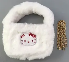【中古】バッグ ハローキティ クリスマス2Wayファーバッグ 「GRL×サンリオキャラクターズ」