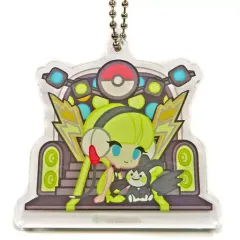 【中古】雑貨 カミツレ＆エモンガ(背景型) 「ポケットモンスター ブラック・ホワイト ダイカットアクリルチャームコレクション Trainers Collection～Sazanami Town～」 ポケモンセンター限定