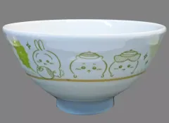 【中古】皿・ボウル ちいかわ&ハチワレ&うさぎ(どんぐり) 茶碗 「ちいかわ なんか小さくてかわいいやつ」 ちいかわもぐもぐ本舗限定のサムネイル