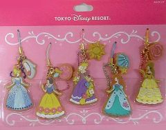 東京ディズニーリゾート ディズニープリンセスキーホルダー5個セット