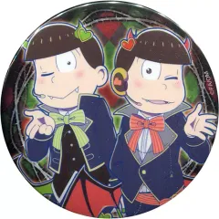 【中古】バッジ・ピンズ(キャラクター) チョロ松＆おそ松 「えいがのおそ松さん 悪魔アイドル in マルイ ペア缶バッジコレクション 悪魔アイドルVer.」