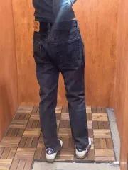 (31) Levi's 501 (リーバイス ストレート ブラックデニム)