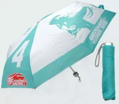 【中古】傘・パラソル 初音ミク #4レプリカ折りたたみパラソル(折りたたみ傘) 「VOCALOID」 グッドスマイルレーシング 2011年figma特典付き個人スポンサー特典