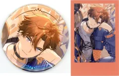 【中古】グッズセット 北見遊征 箔押し缶バッジ＆チェキ風カード 「バーチャルYouTuber にじさんじ 北見遊征 誕生日2025」