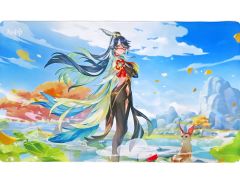 【二手】滑鼠墊 春立つ風を梳かす彩鳶 滑鼠墊 「原神」