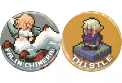 【中古】バッジ・ピンズ シスル＆ファリン(キメラ) 缶バッジセット(2個セット) 「グッスマくじオンライン ダンジョン飯」 F賞