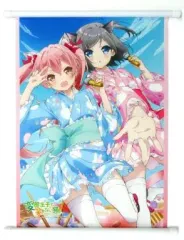 【中古】タペストリー 筒隠月子＆エミ(浴衣) A2タペストリー 「変態王子と笑わない猫。」 2013年 メガミマガジン誌上通販限定のサムネイル