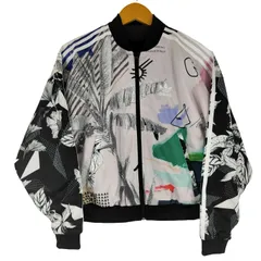 アディダス adidas 総柄 マルチカラー トラックジャケット レディース import：S 