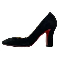 CHRISTIAN LOUBOUTIN(クリスチャンルブタン) パンプス 34 レディース - 黒 アウトソール張替済