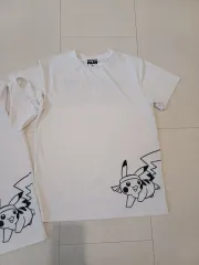 ポケットモンスター RUN ピカチュウ 半袖 Tシャツ 白