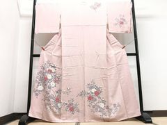 平和屋本店●極上　伝統工芸士　曽根武勇　訪問着　お召地　暈し染め　逸品　DZAA0470kh4 平和屋本店○極上 伝統工芸士 曽根武勇 訪問着 お召地 暈し染め 逸品