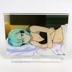 '[중고] 아크릴 스탠드 아크릴 패널 시논 곁잠 SAO 게임 공략 회의 2023 아크릴 스탠드 [소드 아트 온라인 SAO 게임 공략 회의 2023]