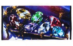 [중고] 수건·수건 아트 일러스트 목욕 수건 [디즈니 트위스티드 원더랜드 3D Magical Live -Blazing Jewel-]