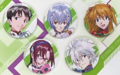 [중고] 배지 핀스 집합(EVANGELION STORE TOKYO-01/메인 비주얼) 캔 배지 세트 [신세기 에반게리온] 에반게리온 스토어 한정