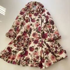 Innocent World イノセントワールド 立体フラワーのコート 花柄  フリルのサムネイル